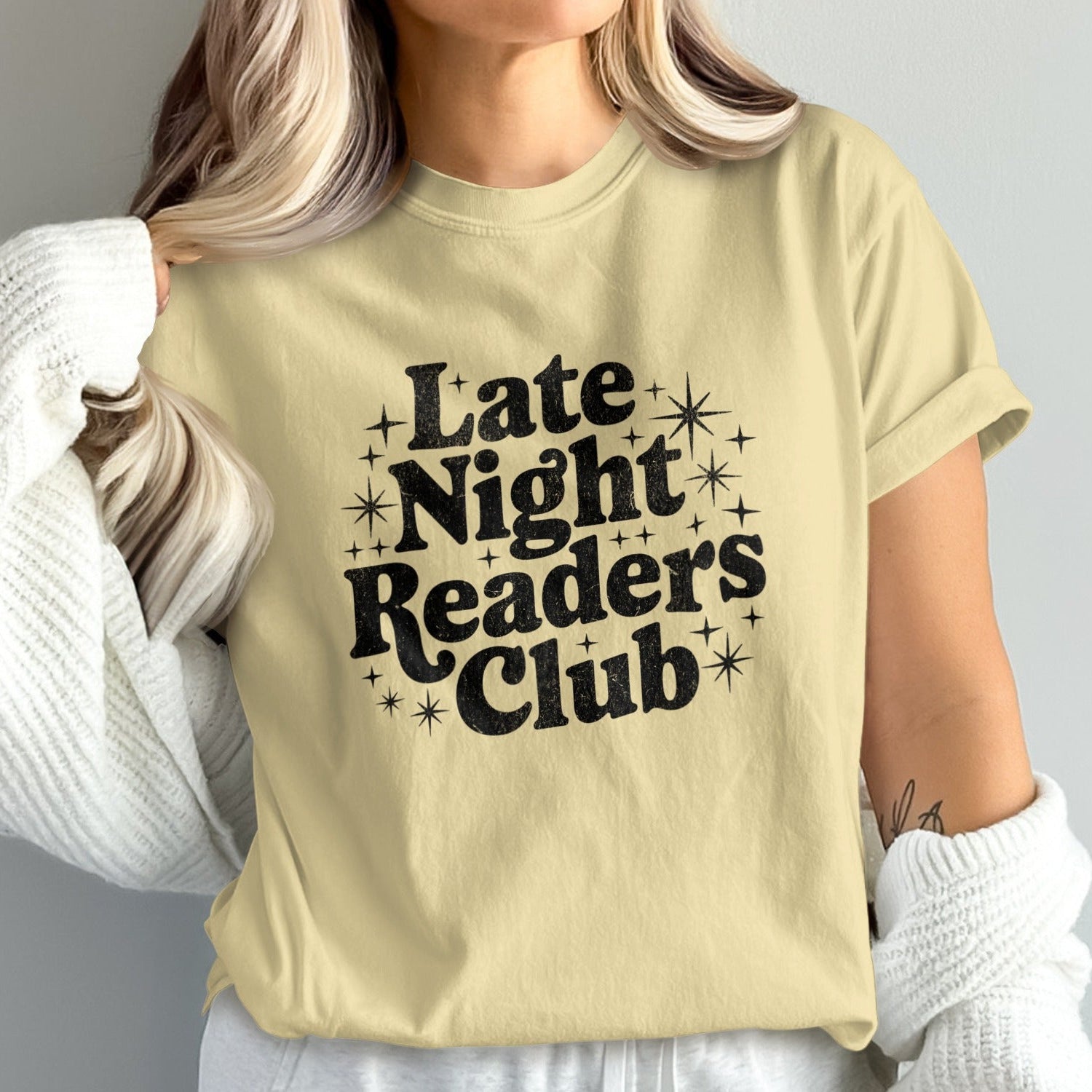 Late Night Readers Club Graphic Tee shirt product