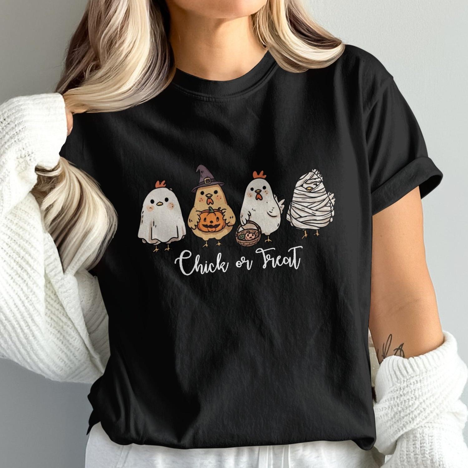 Cute Chickor Treat Halloween T-shirt product type