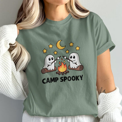 Camp Spooky Ghosts Stars Moon Campfire T-shirt product type