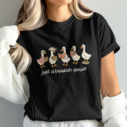 Funny Nerdy Goose Graphic Printed T-shirt product