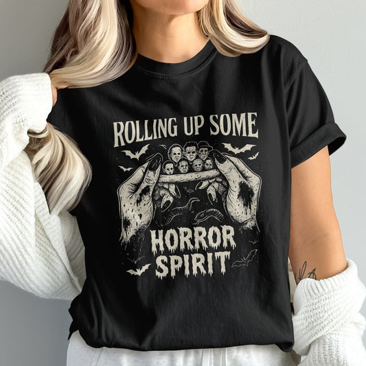 Rolling Up Some Horror Spirit Graphic T-Shirt product type