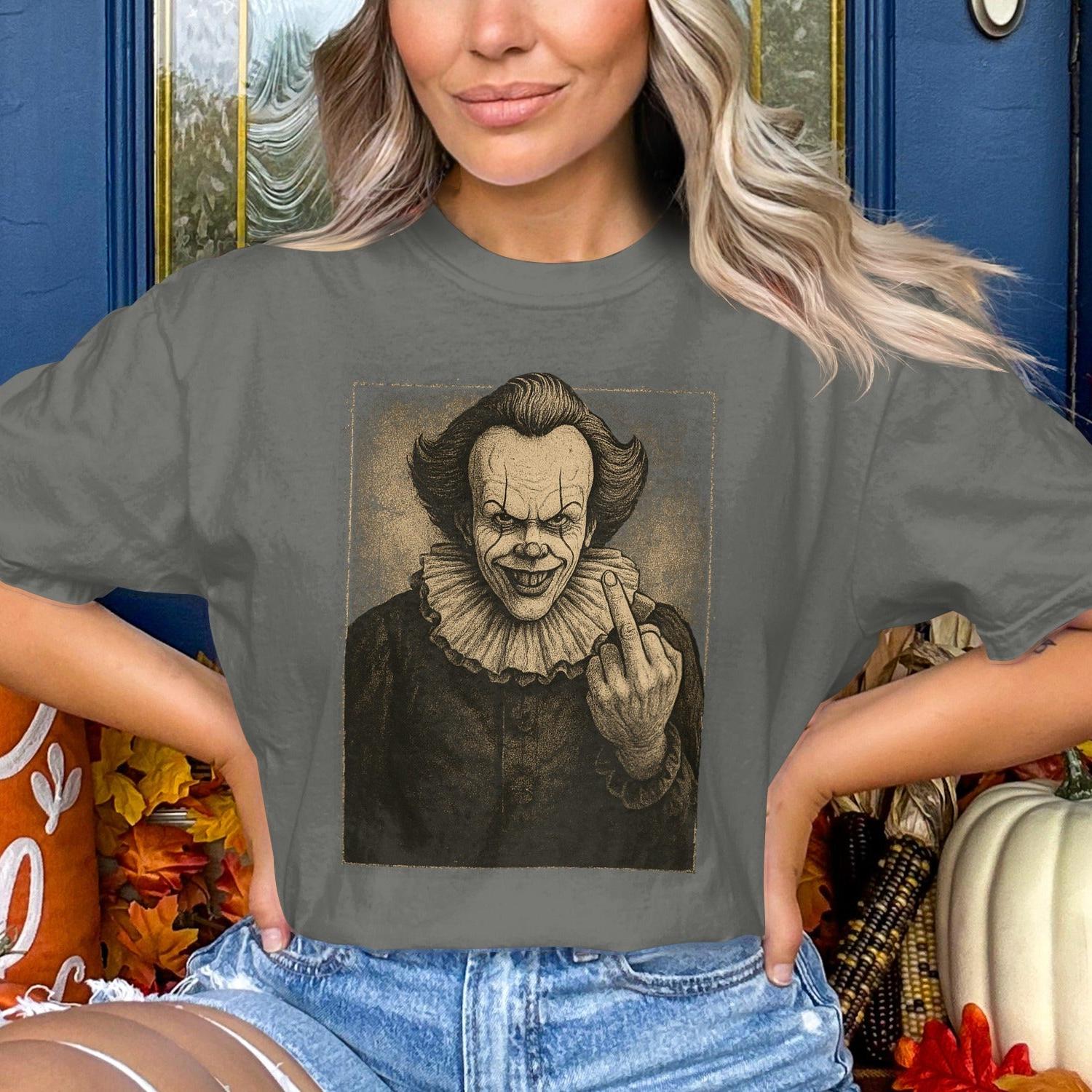 Creepy Halloween Clown Short Sleeve Top product