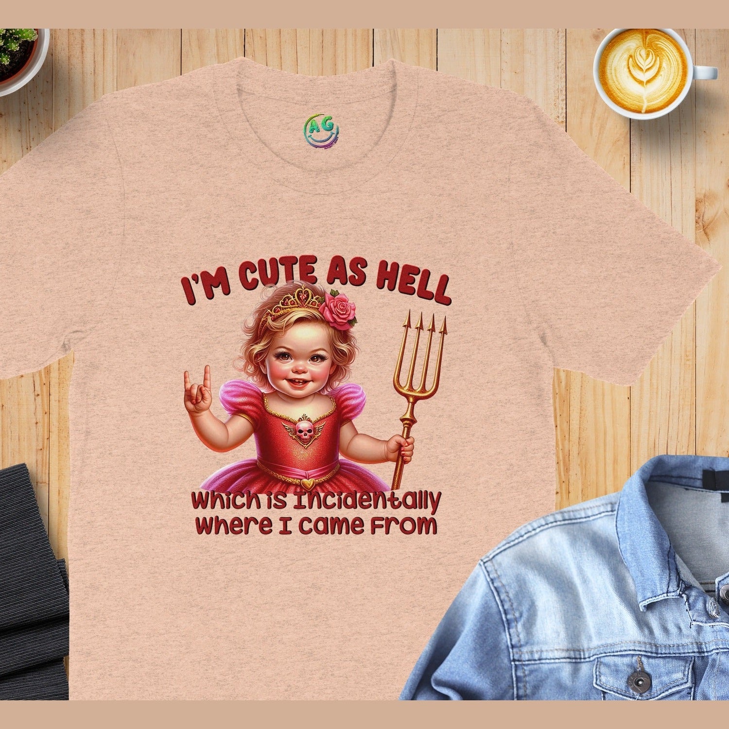 Adorable Fun Statement Tee With Cute Graphic product