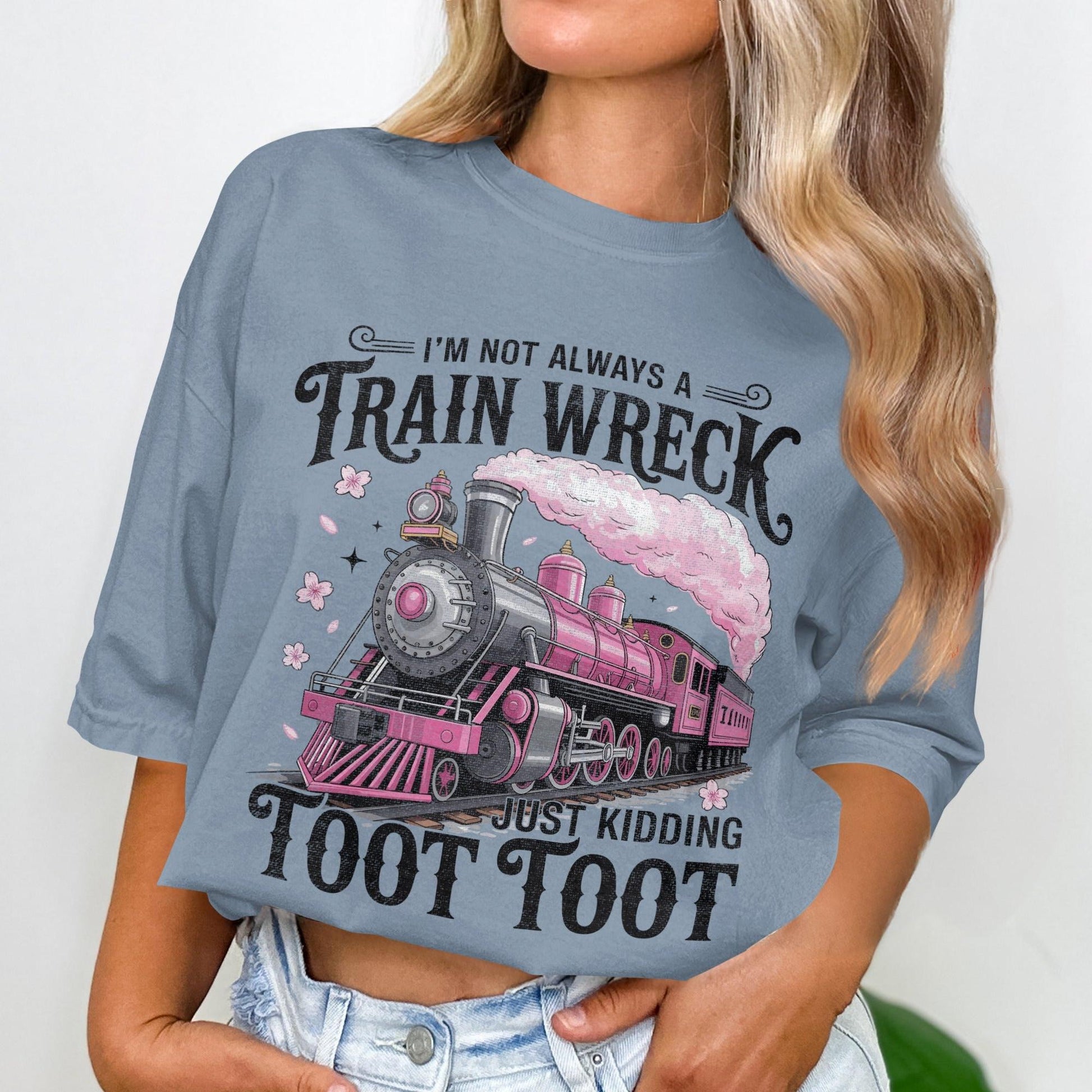 Train Wreck Just Kidding Toot Toot Shirt product type