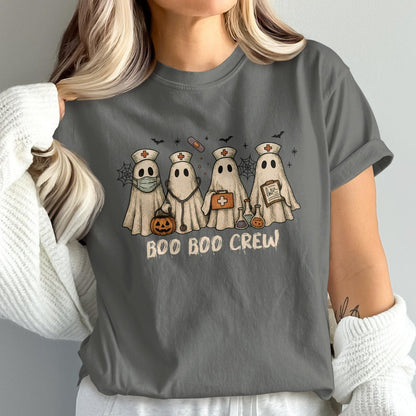 Boo Boo Crew Ghost Nurse Halloween Theme Shirt product