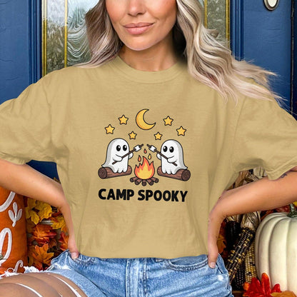 Camp Spooky Ghosts Around Campfire Shirt product