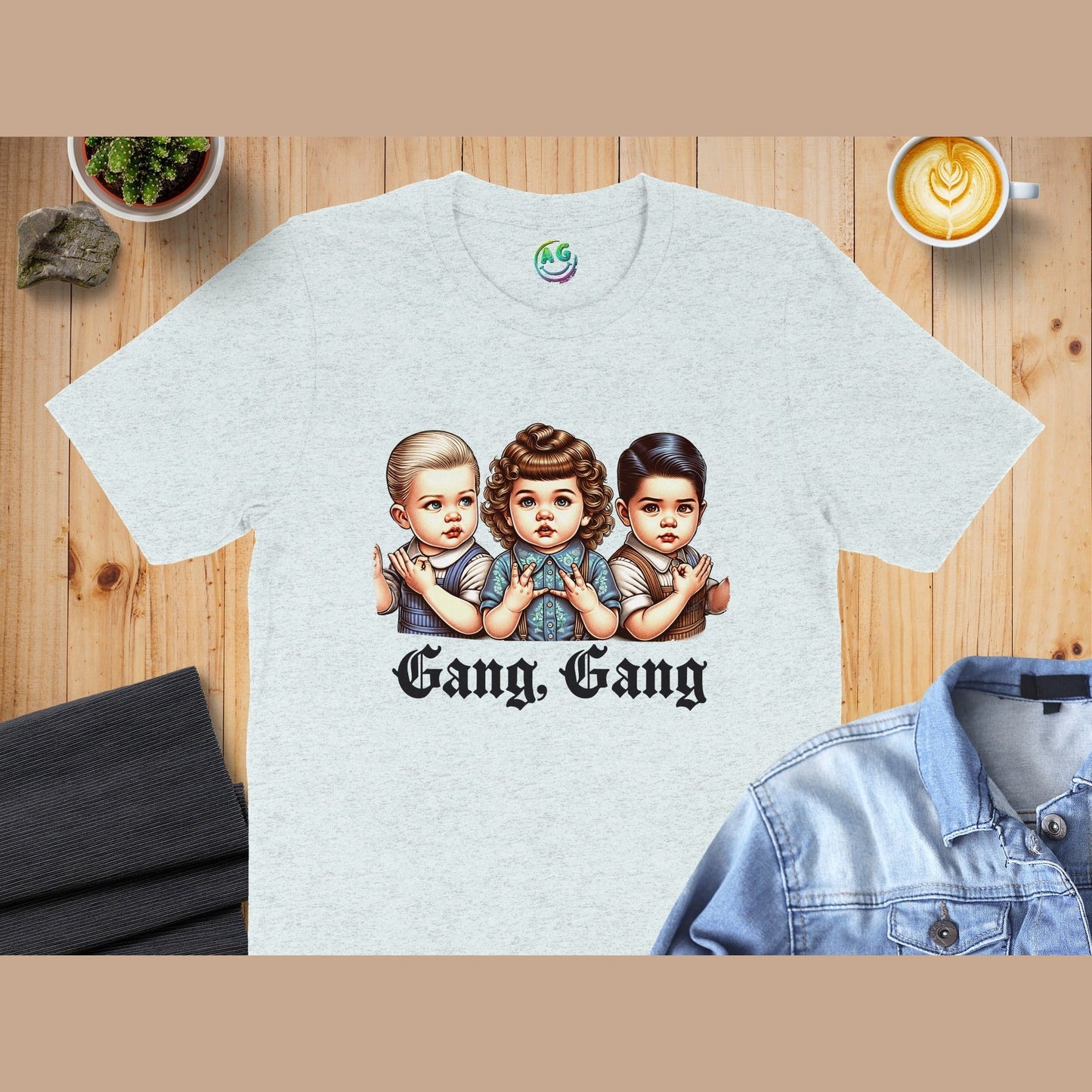 Adorable Gang Gang Graphic Design T Shirt product
