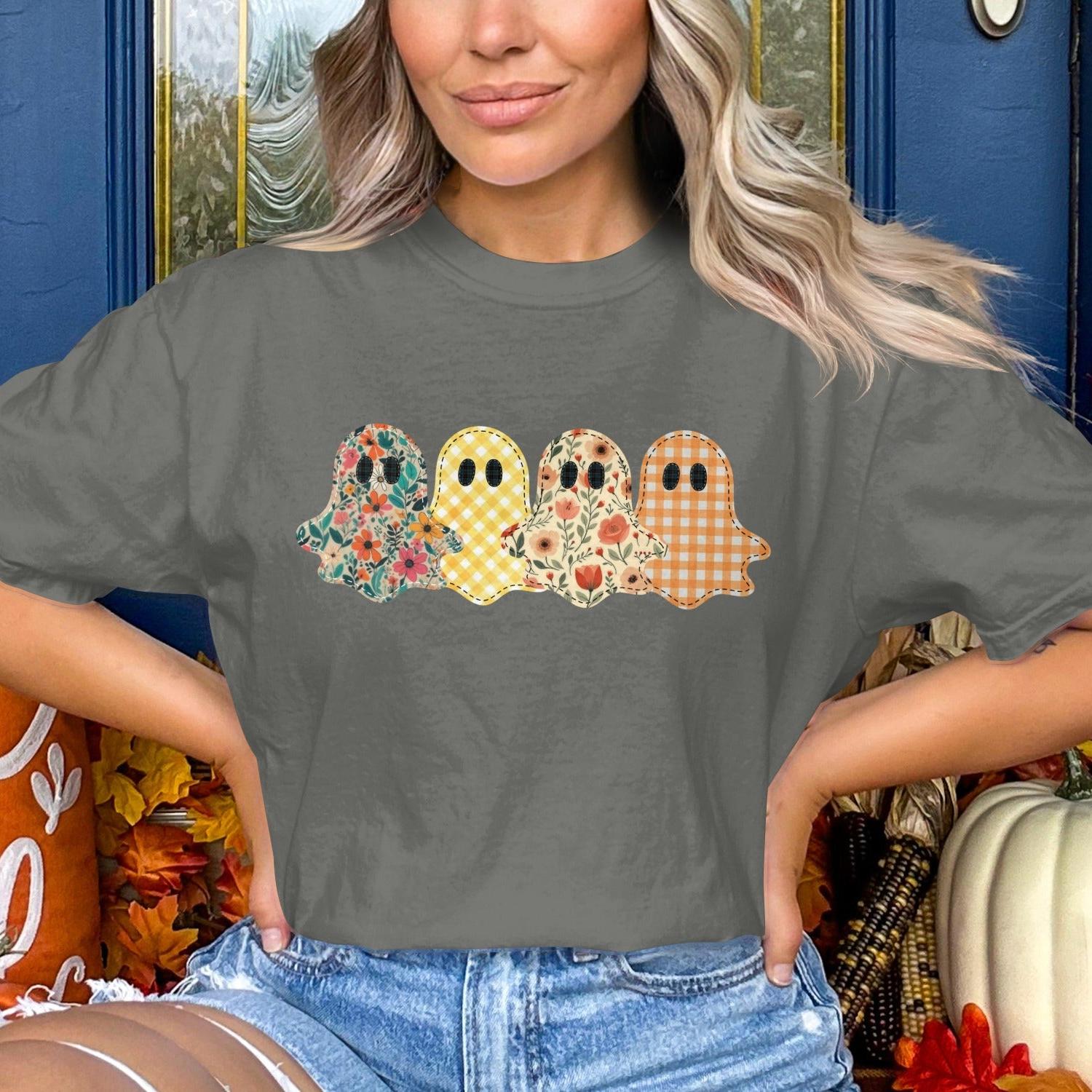 Cute Halloween Ghosts Graphic Tee product type