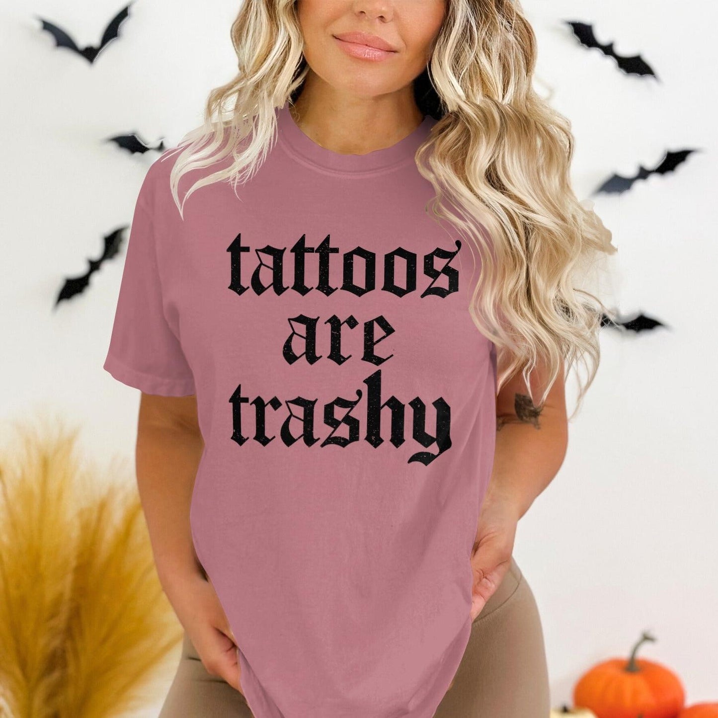 Tattoos Are Trashy Statement T-shirt product type