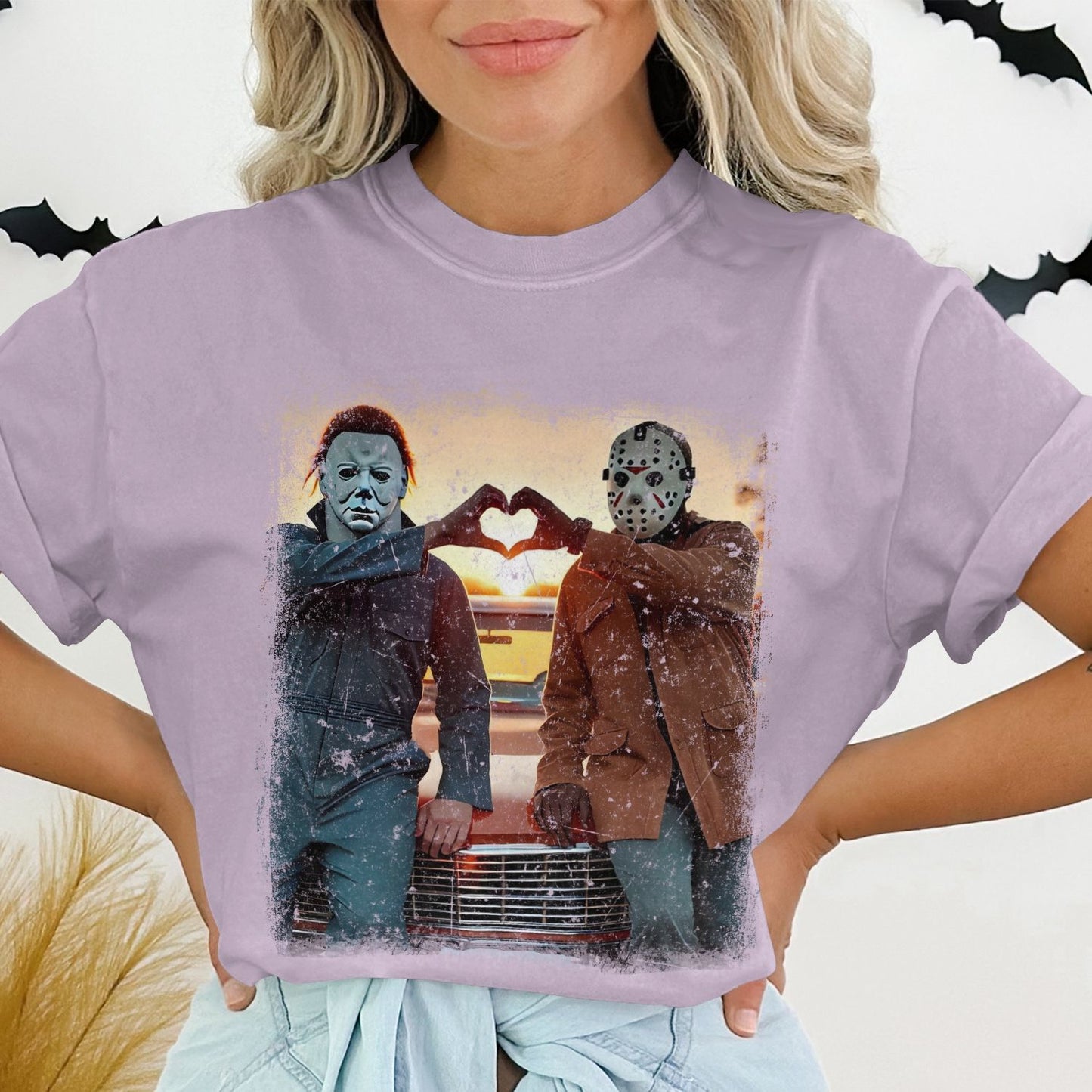 Horror Movie Characters Graphic Tee product type