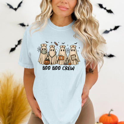 Boo Boo Crew Halloween Ghosts Graphic Tee product
