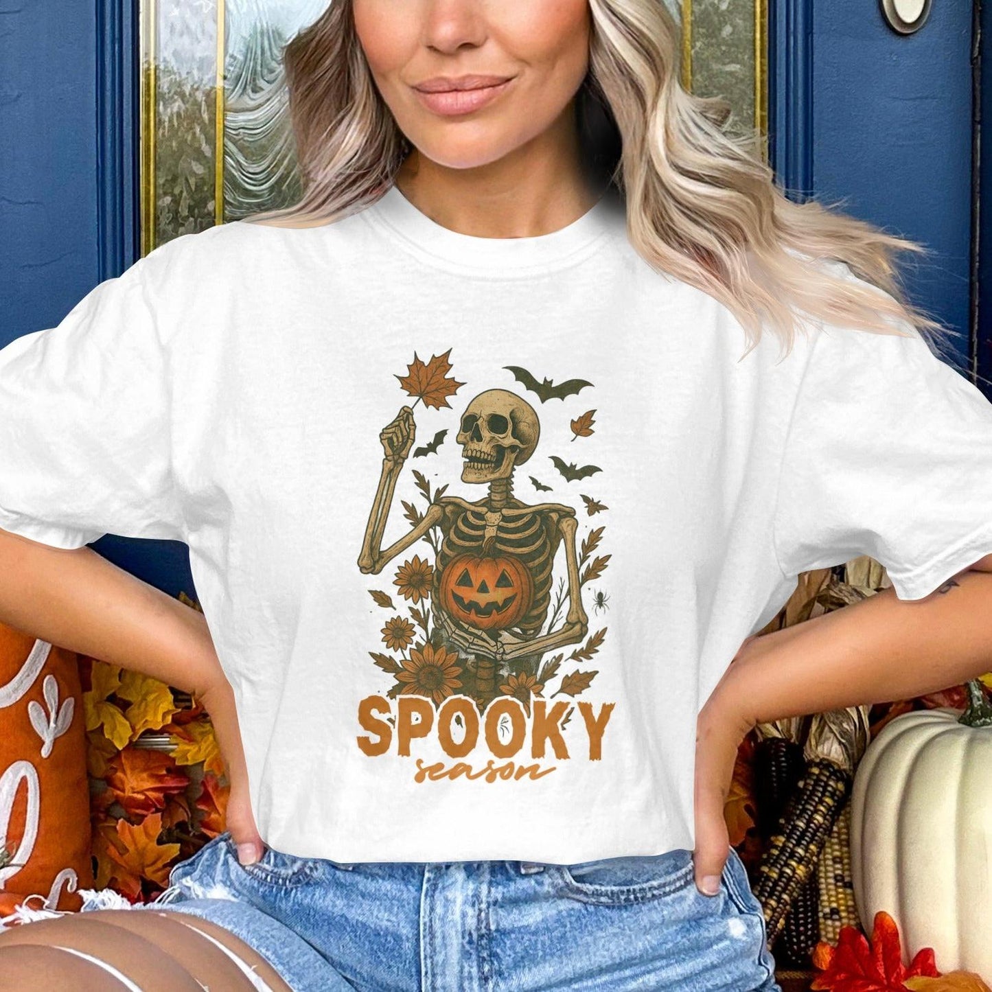 Spooky Season Skeleton Halloween Style T-shirt product type