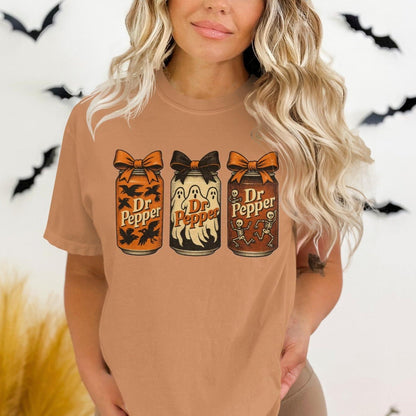 Dr Pepper Halloween Themed Graphic T-Shirt product
