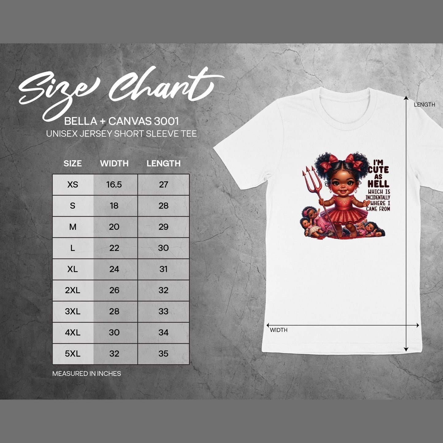 I'm Cute as Hell Short Sleeve Tee product
