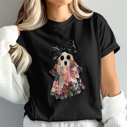 Vintage Floral Ghost Shirt Halloween Top product type