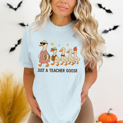 Just A Teacher Goose Cute Graphic T-Shirt product