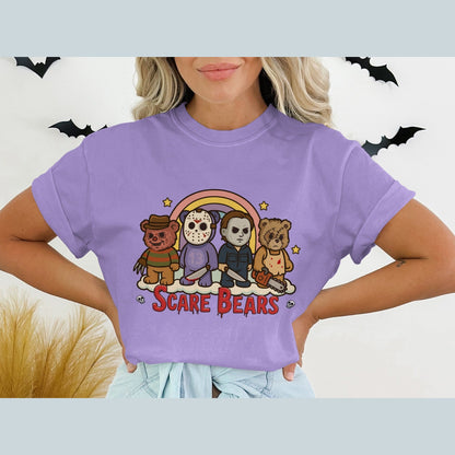 Scare Bears Halloween Characters Graphic T-Shirt product type