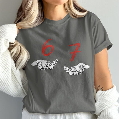 Unique Hand Gesture Numbers Graphic Tee product