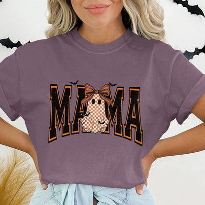 Trendy Purple Mama Halloween Themed T-Shirt product
