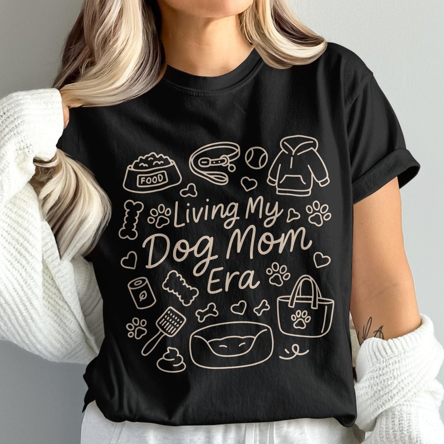 Living My Dog Mom Era Graphic T-Shirt product type