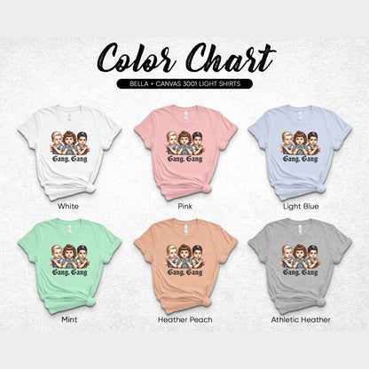 Gang Gang Colorful Character Print T-Shirt product