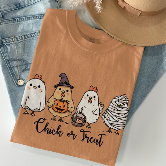 Chick or Treat Halloween Chicken Shirt product