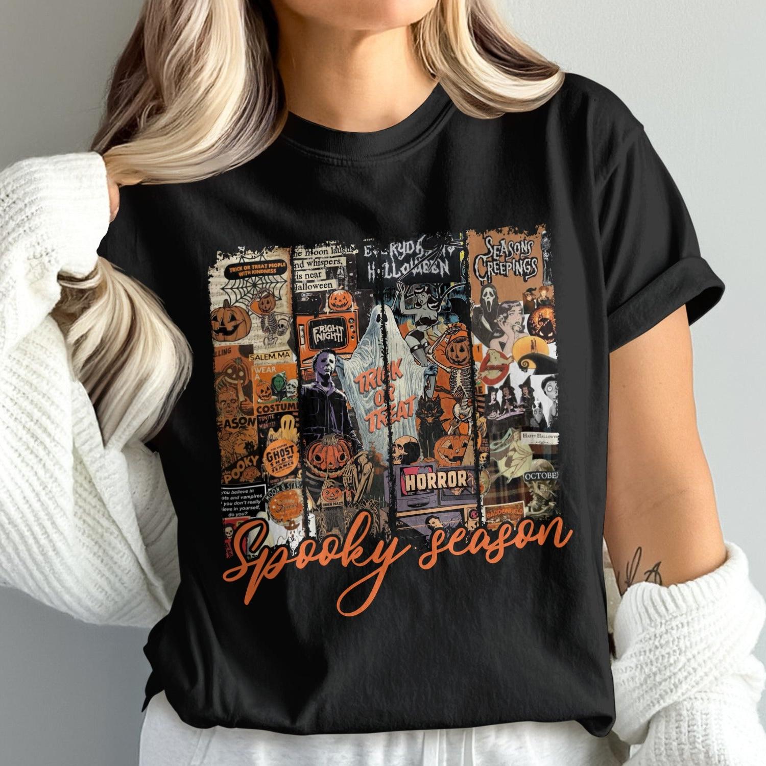 Spooky Season Halloween Horror Graphic T-Shirt product