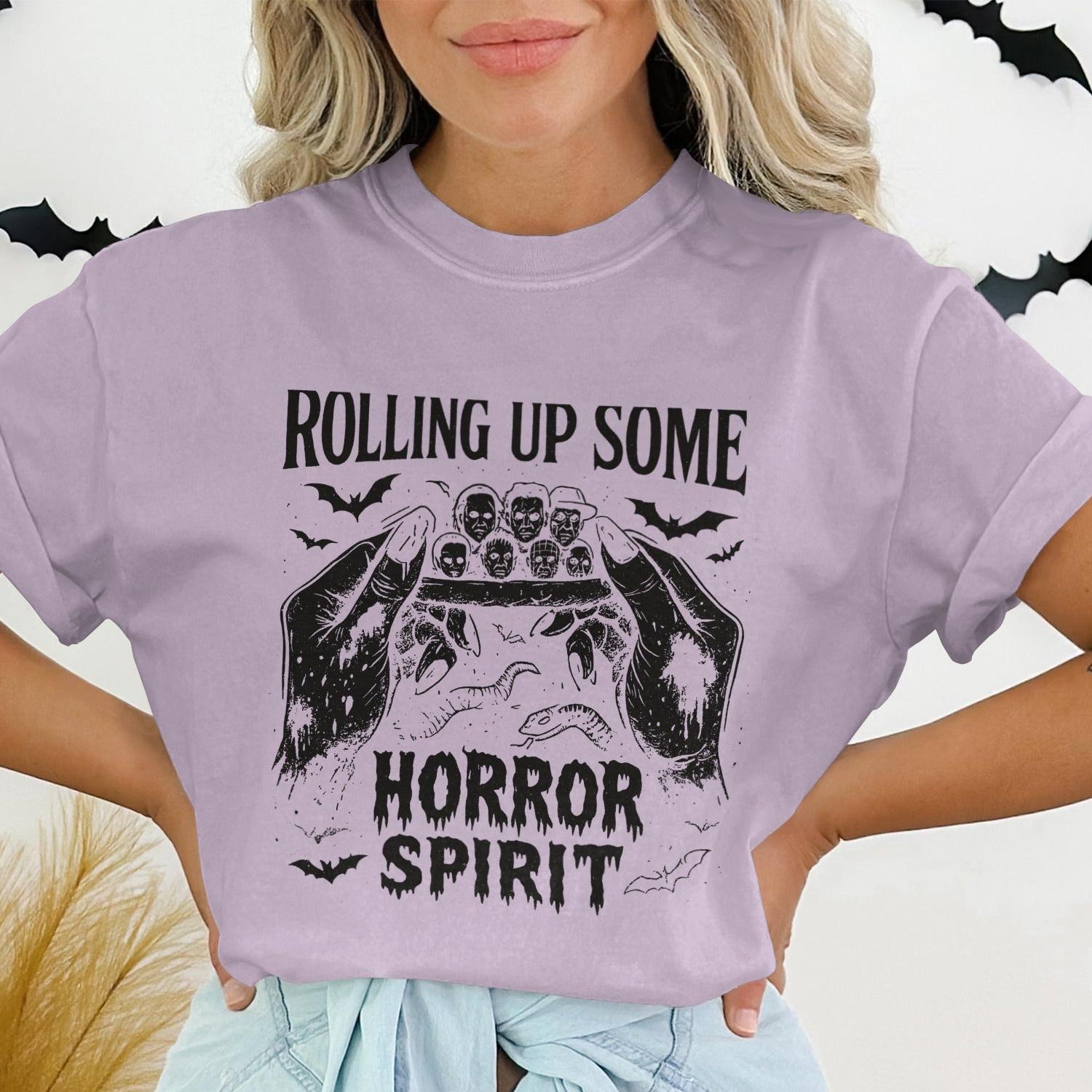 Rolling Up Some Horror Spirit Graphic Shirt product