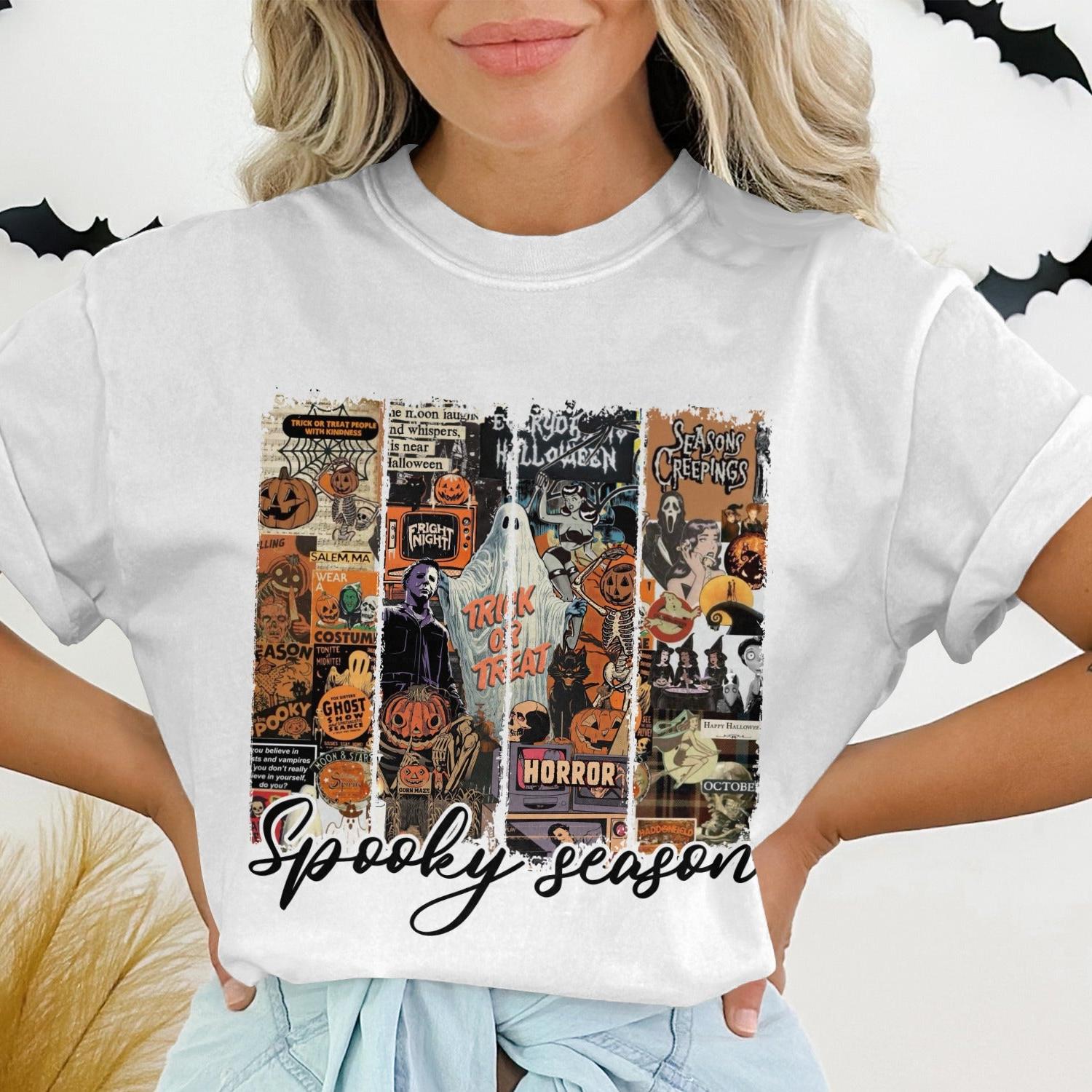 Spooky Season Horror Themed Graphic Shirt product