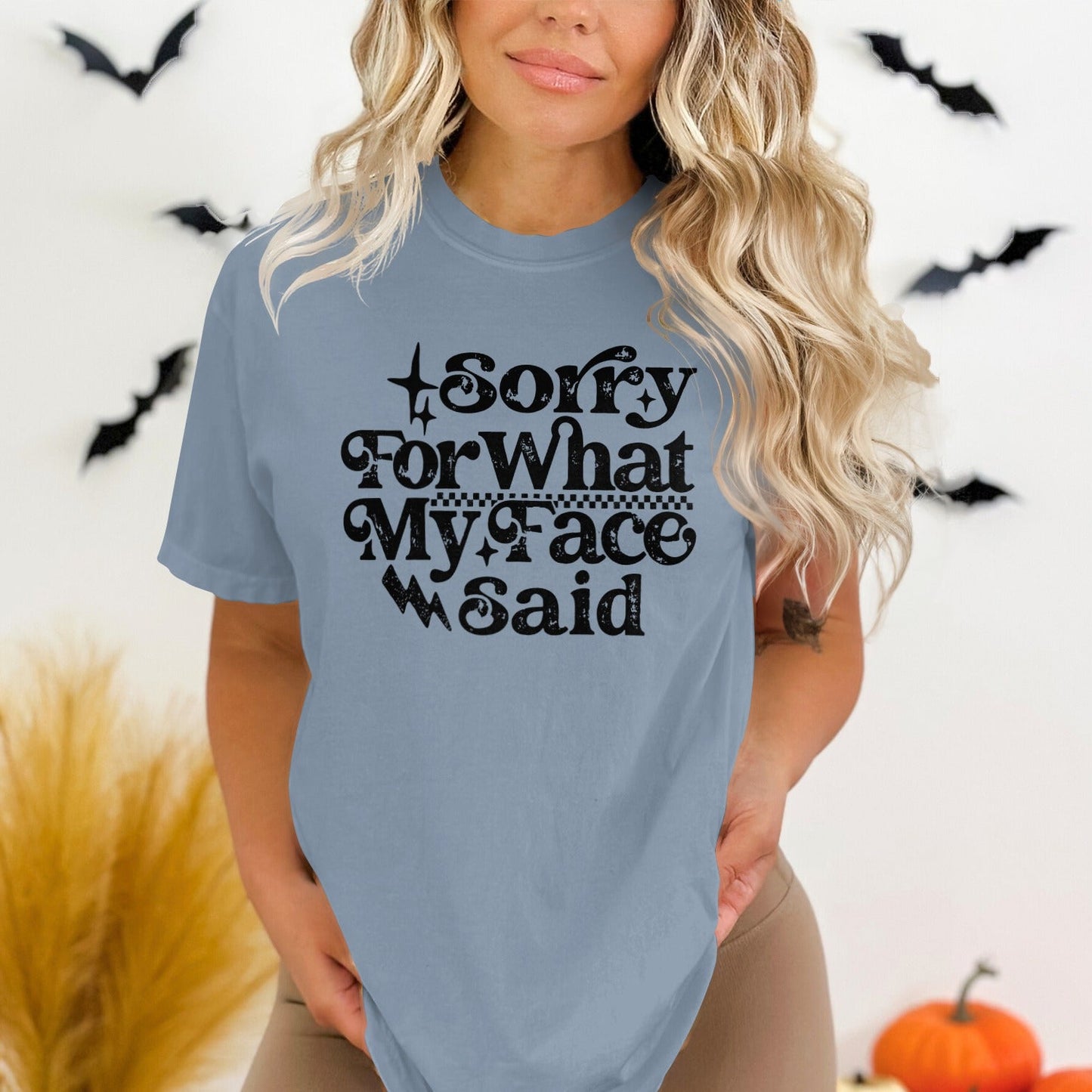 Sorry For What My Face Said Graphic T-Shirt product type