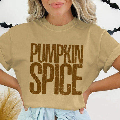 Pumpkin Spice Graphic T-Shirt Casual Top product