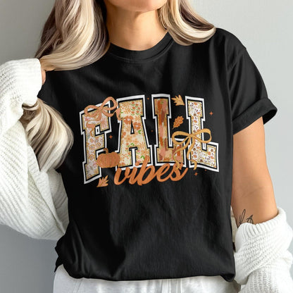 Fall Vibes Graphic Short Sleeve Tee Shirt product type