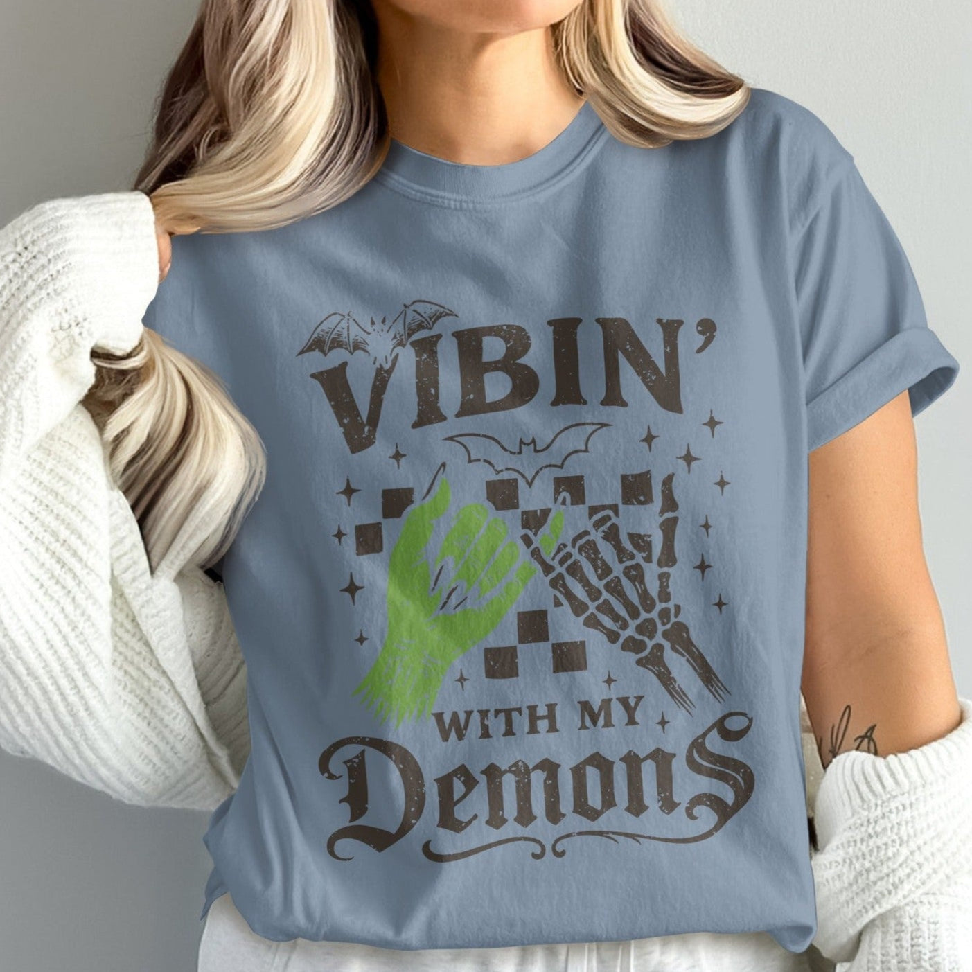 Vibin' With My Demons Graphic T-Shirt product