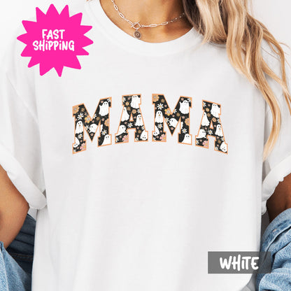 Halloween Mama Women's Short Sleeve Comfort Color Comfort Colors T-Shirt