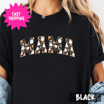 Halloween Mama Women's Short Sleeve Comfort Color Comfort Colors T-Shirt
