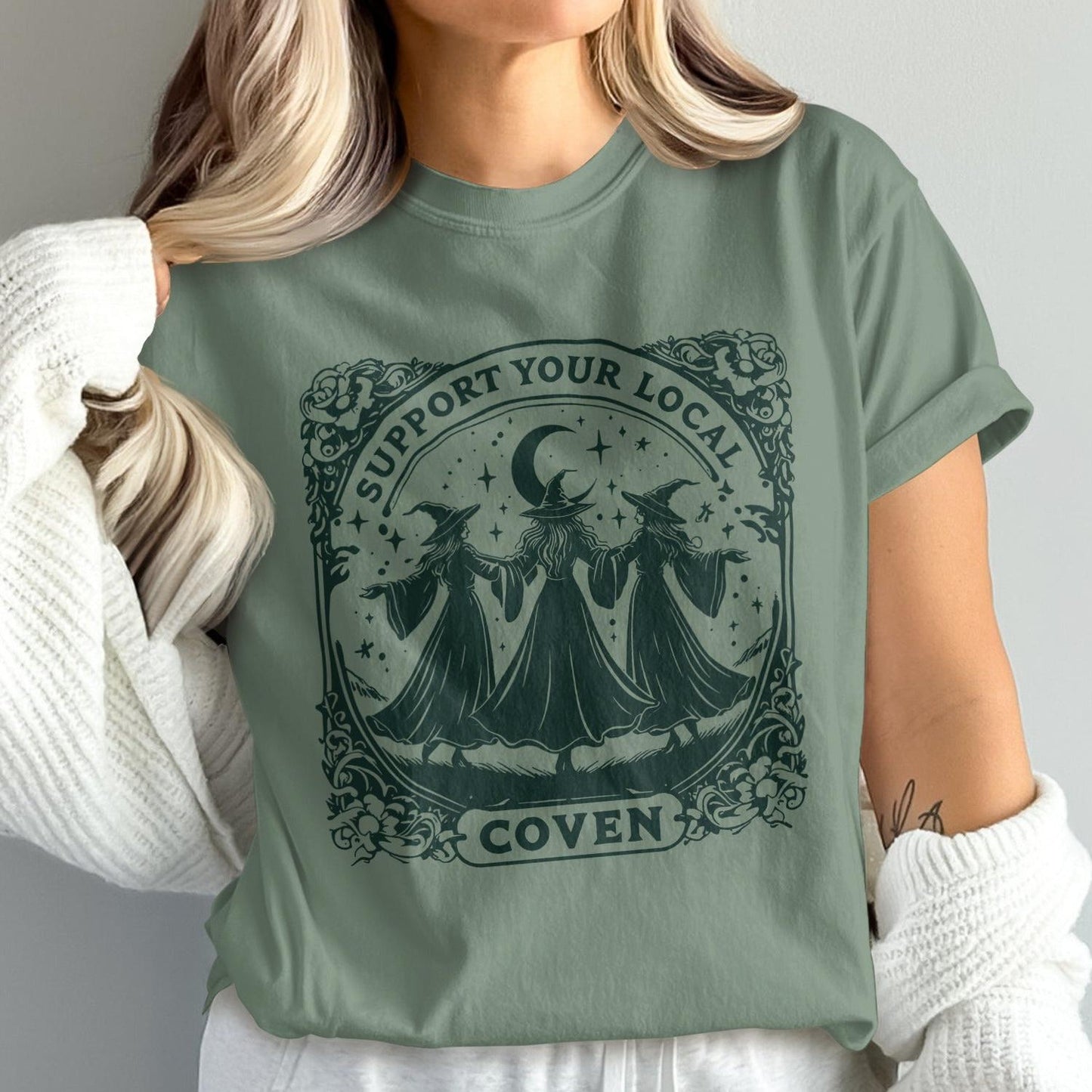 Support Your Local Coven Graphic Tee product