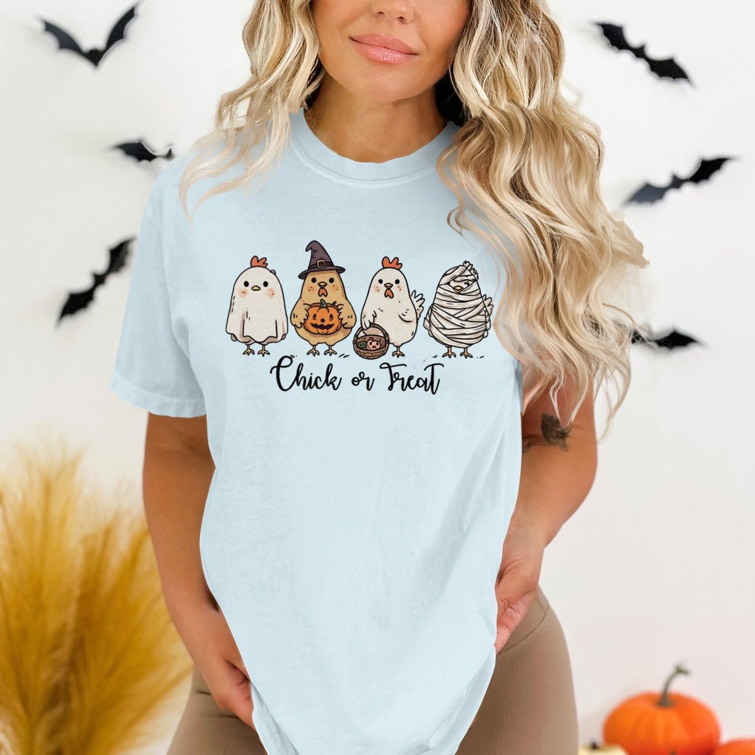Chick or Treat Halloween Graphic Tee product type