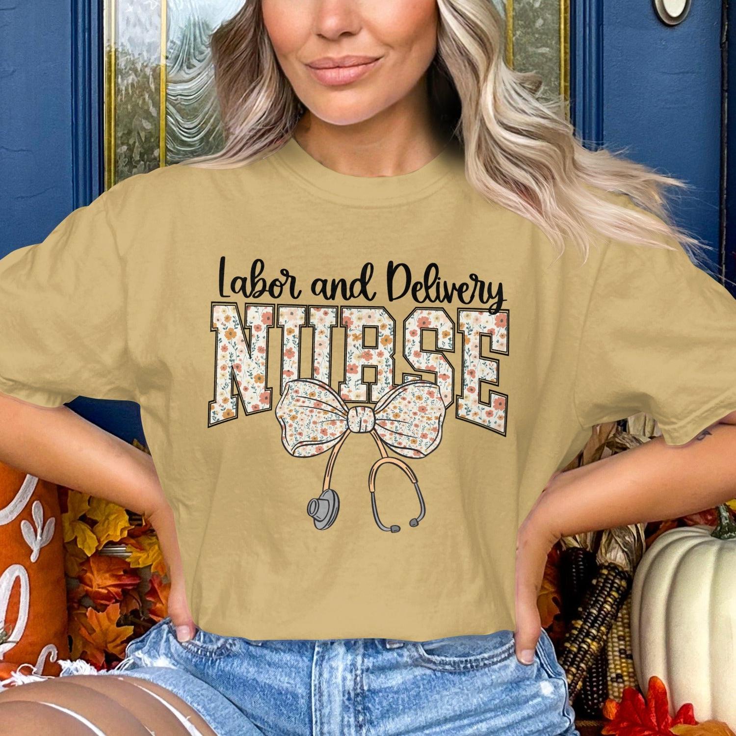 Labor and Delivery Nurse Graphic Tee product type