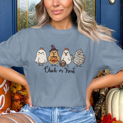 Chick or Treat Halloween T-Shirt novelty product