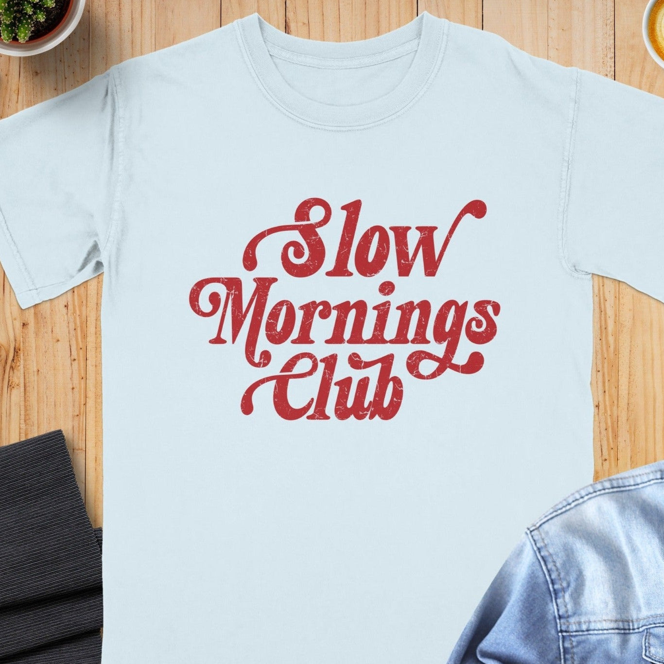 Slow Mornings Club Graphic T-Shirt product type