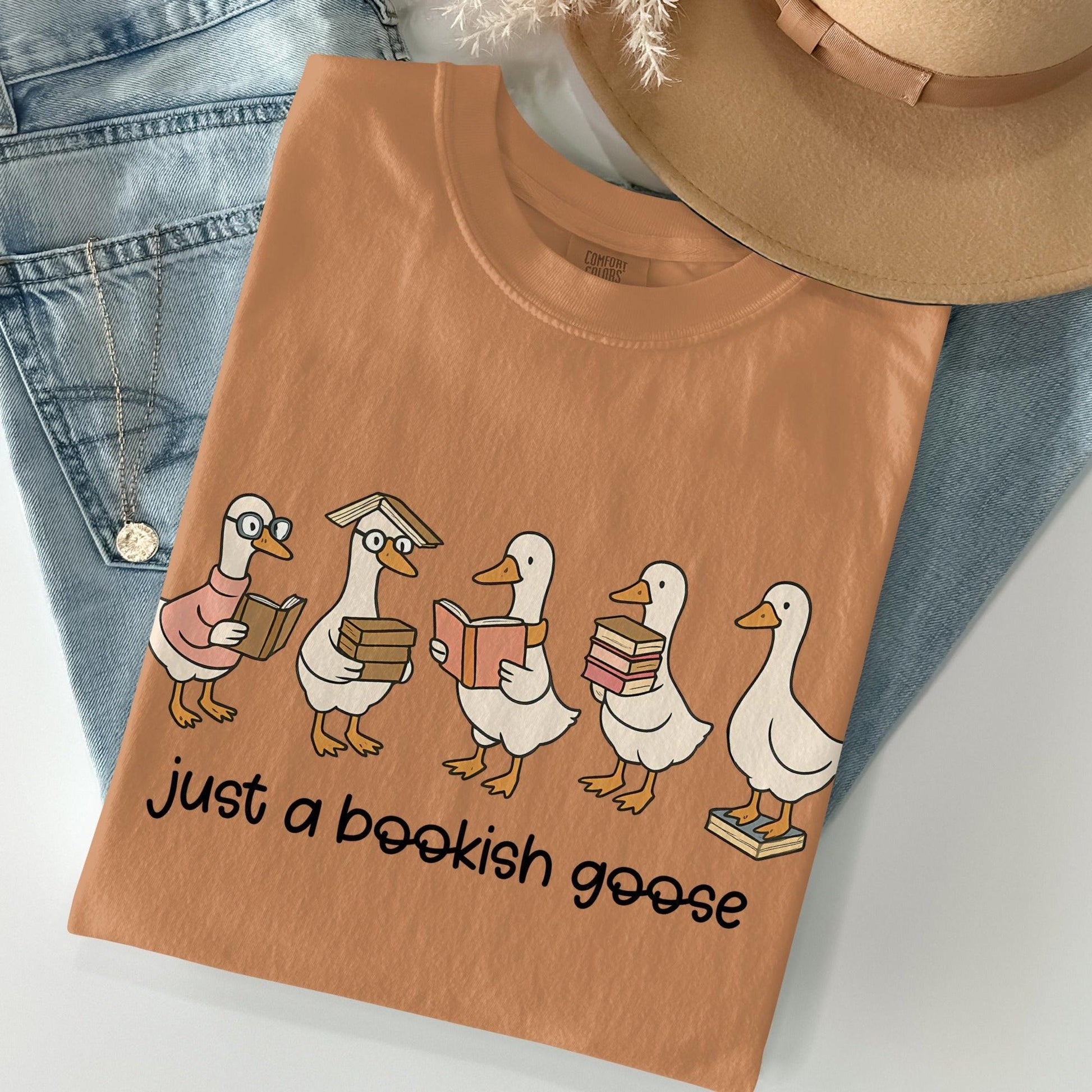 Just a Bookish Goose Graphic Tee product