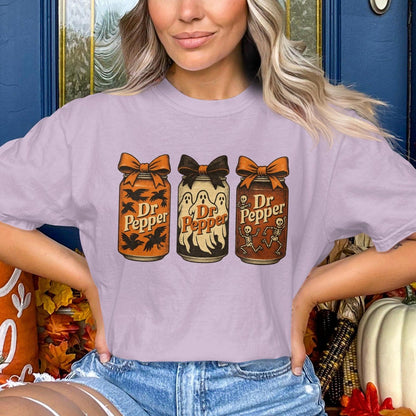 Dr Pepper Halloween Graphic T-shirt fun product type