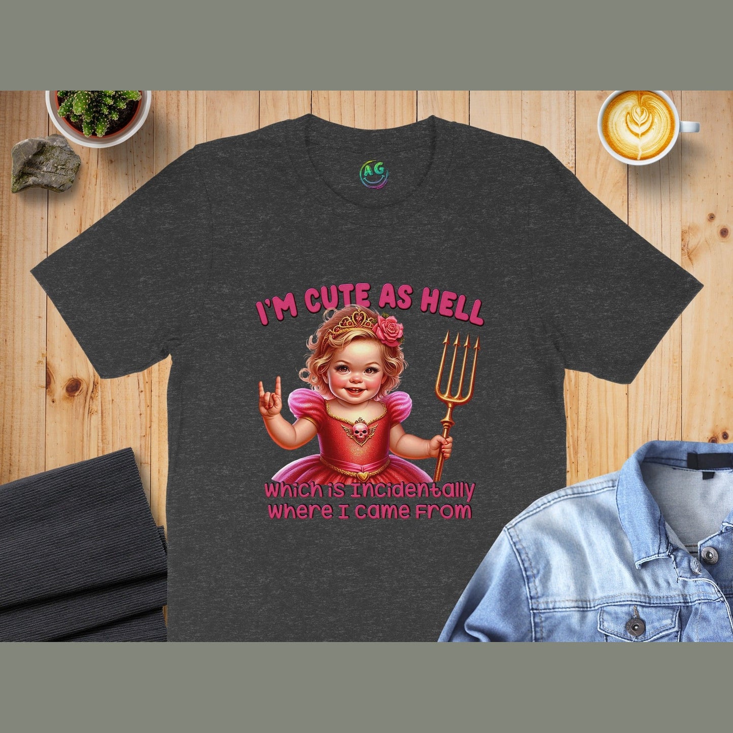 I'm Cute as Hell Graphic T-shirt product
