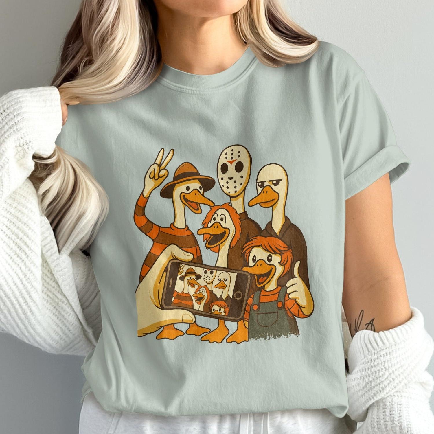 Retro Duck Characters with Funny Poses T-Shirt product