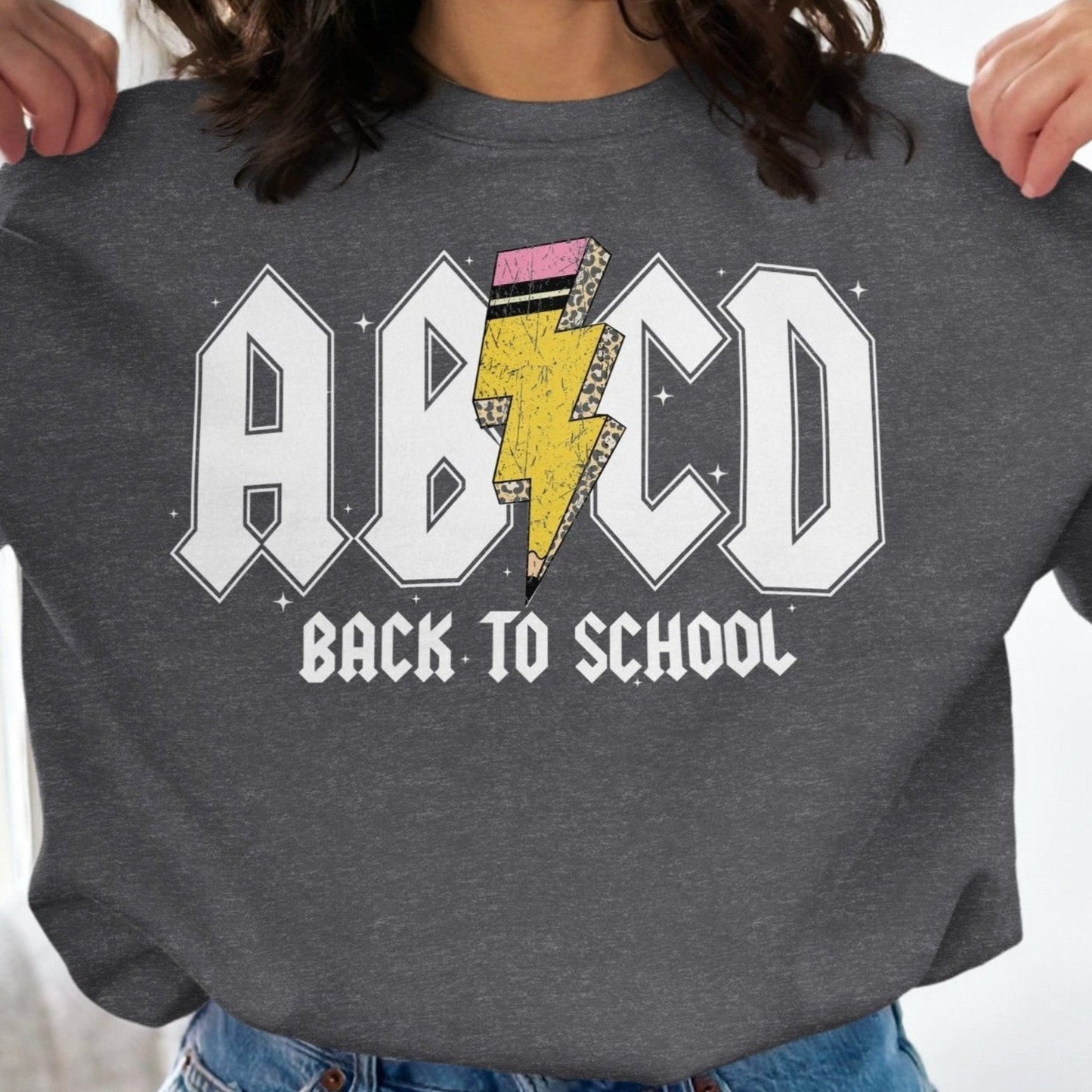 ABCD Back To School Graphic Design Sweatshirt for Kids and Adults - Almighty Goods