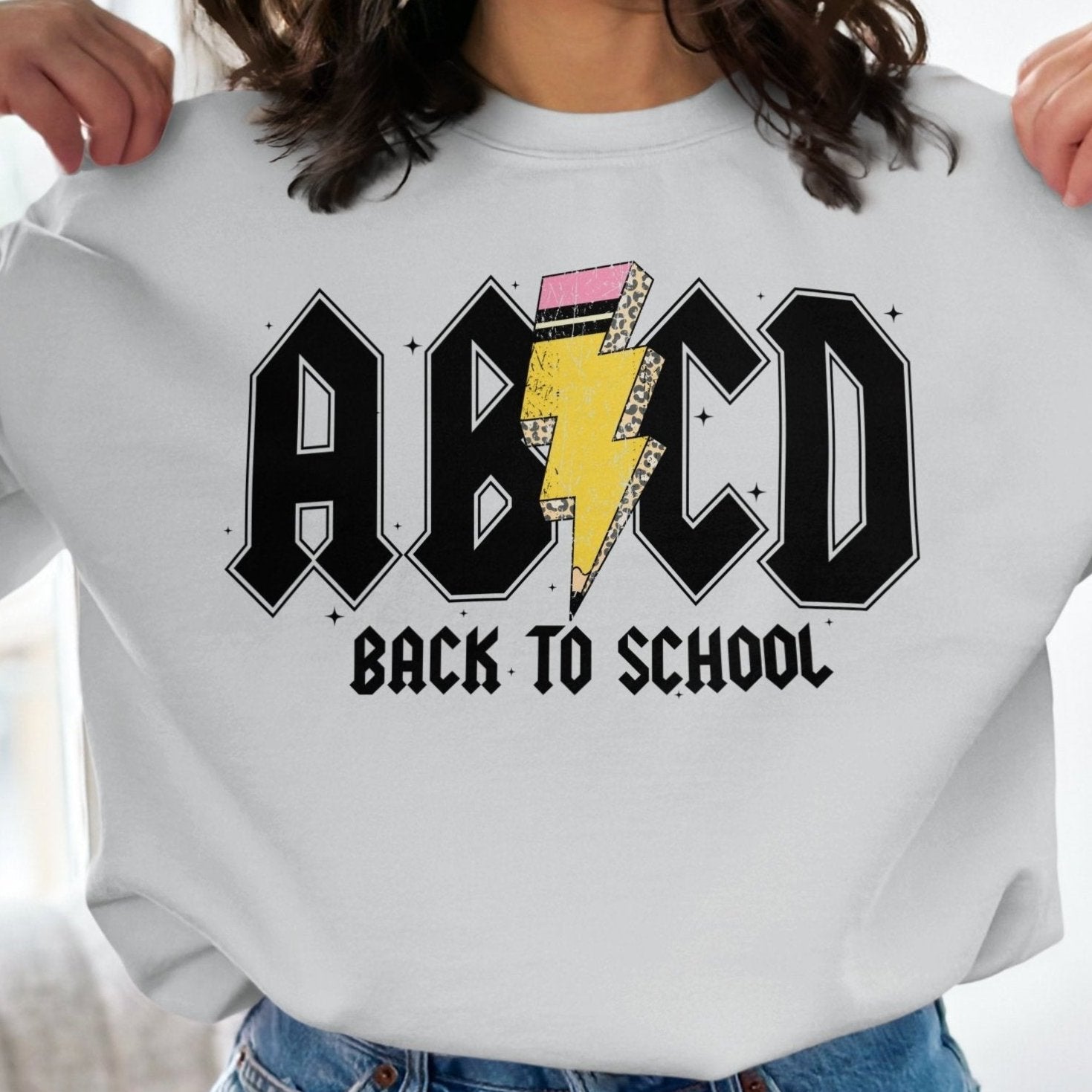 ABCD Back To School Graphic Design Sweatshirt for Kids and Adults - Almighty Goods