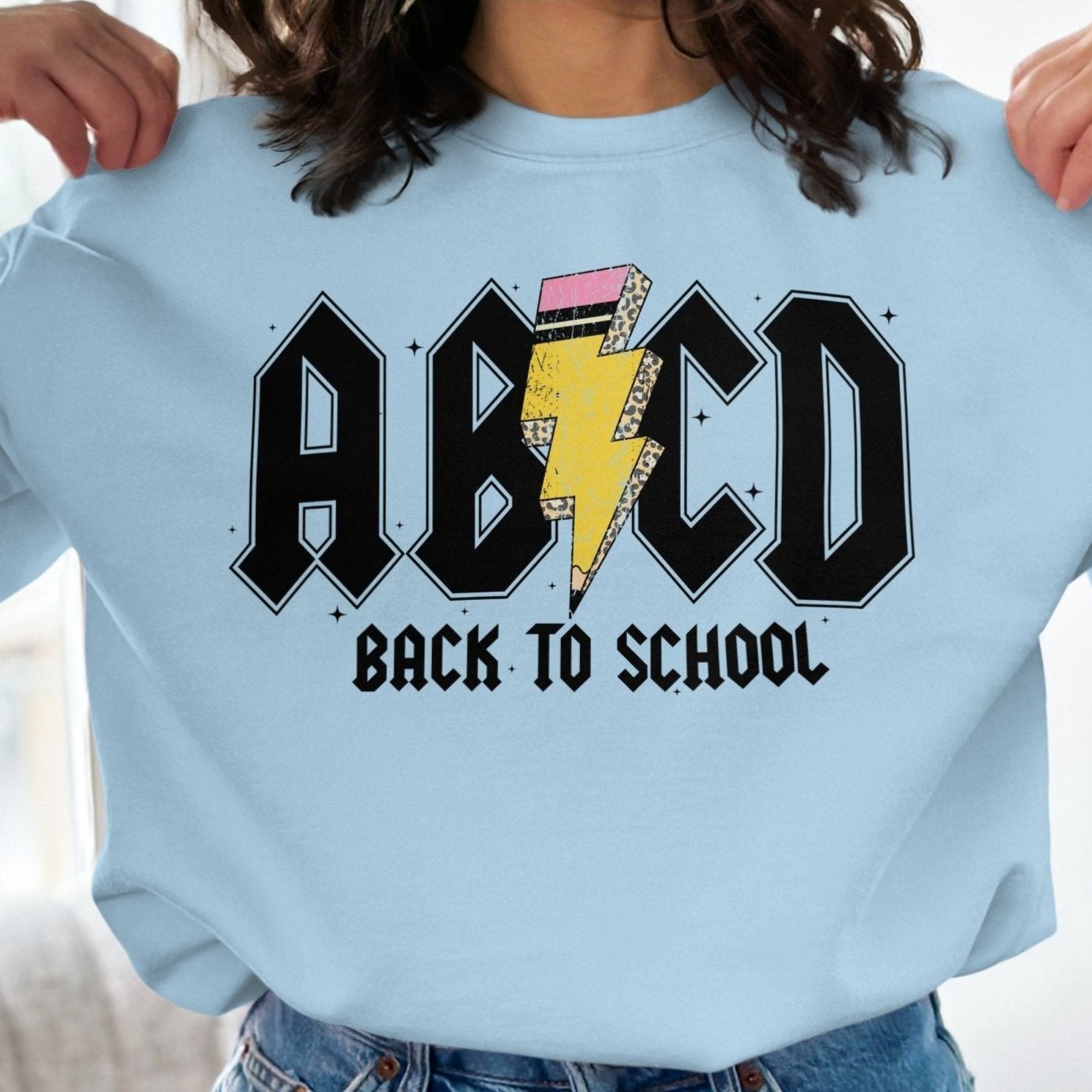 ABCD Back To School Graphic Design Sweatshirt for Kids and Adults - Almighty Goods