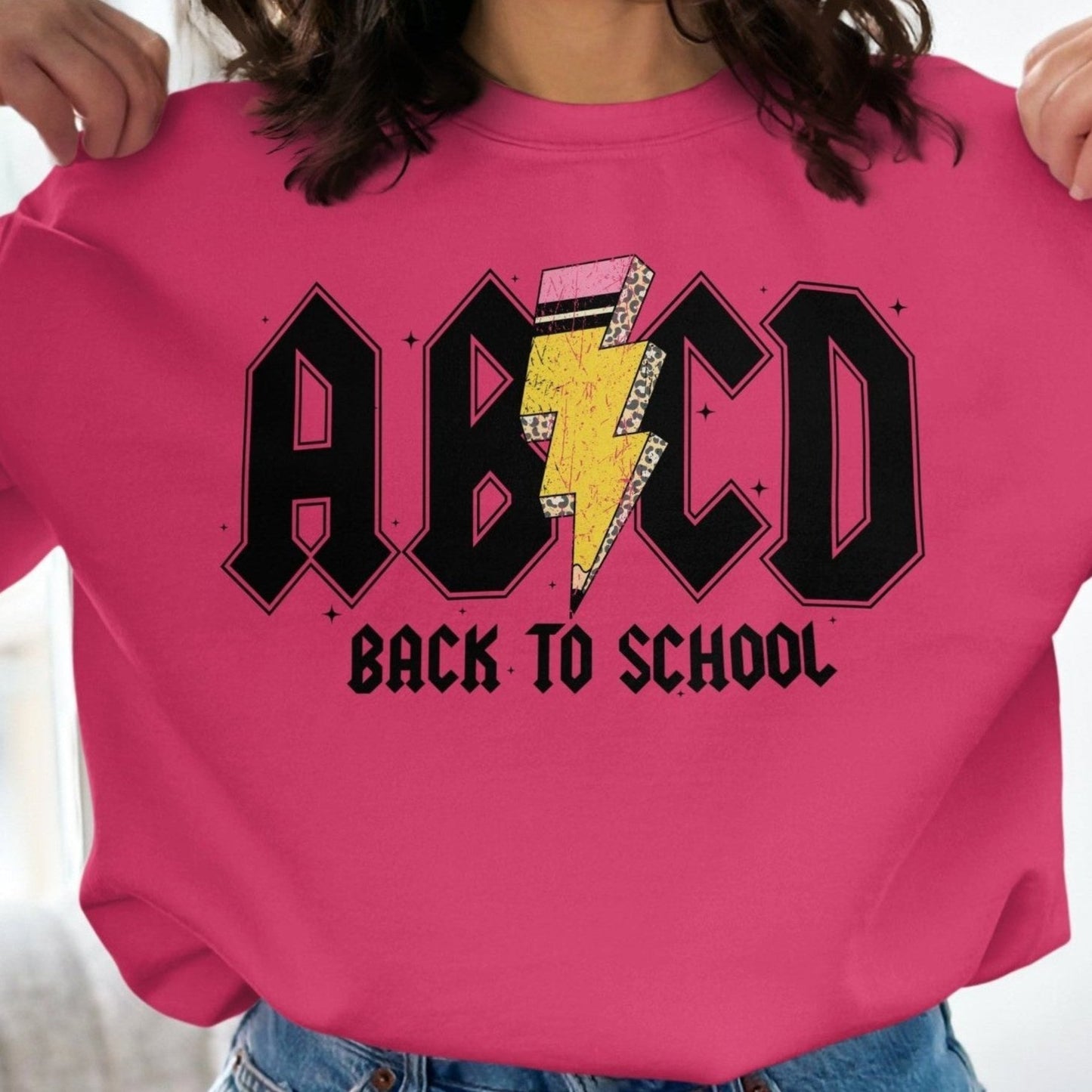 ABCD Back To School Graphic Design Sweatshirt for Kids and Adults - Almighty Goods