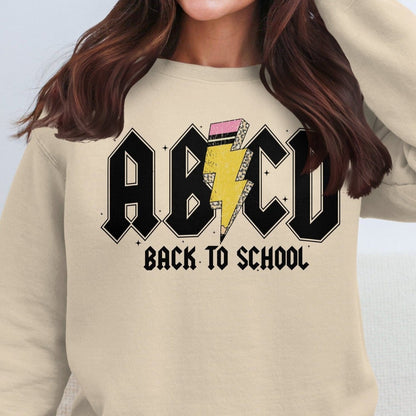 ABCD Back To School Graphic Design Sweatshirt for Kids and Adults - Almighty Goods