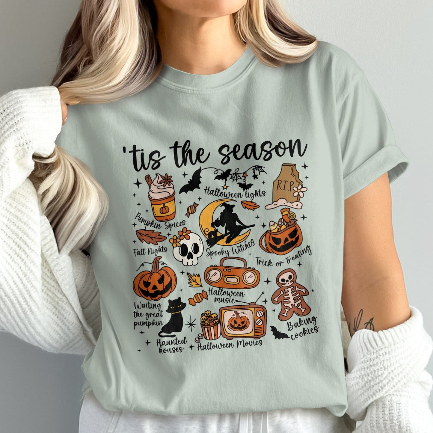 Festive Halloween Themed Graphic T-Shirt product
